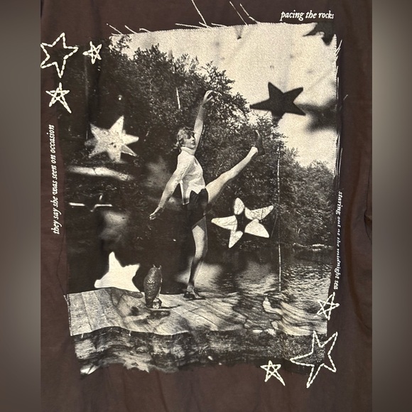 FOLKLORE ALBUM PACING THE ROCKS LONGSLEEVE T-SHIRT Size XL - Picture 4 of 9